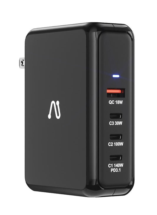 Aergiatech P1114: 1st 140W PD3.1 GaN 4-port Charger